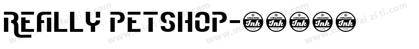 really petshop字体转换